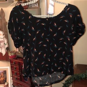 NEVER BEEN WORN // Feather crop top